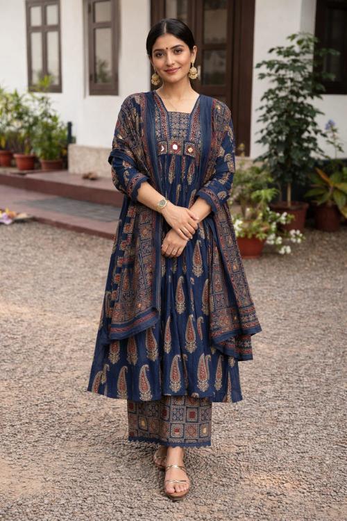 Jaipuri 3pcs anarkali wholesale rate kurtis in chennai